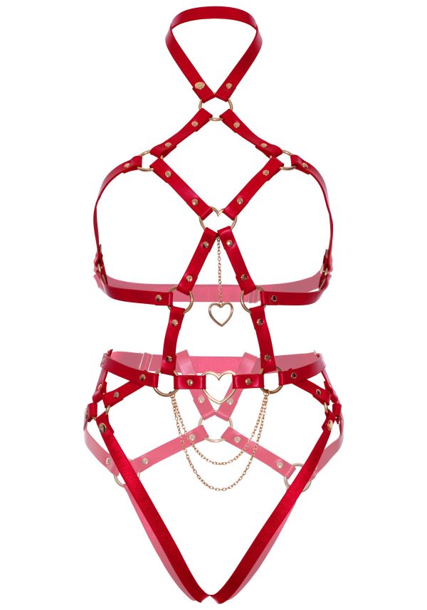 Bsdm Heart Ring Red - immagine 5